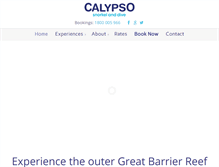 Tablet Screenshot of calypsoreefcruises.com